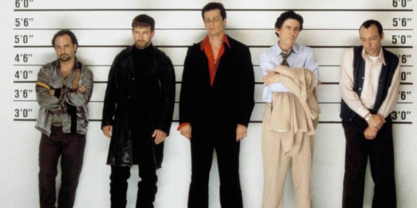 A police line up in The Usual Suspects