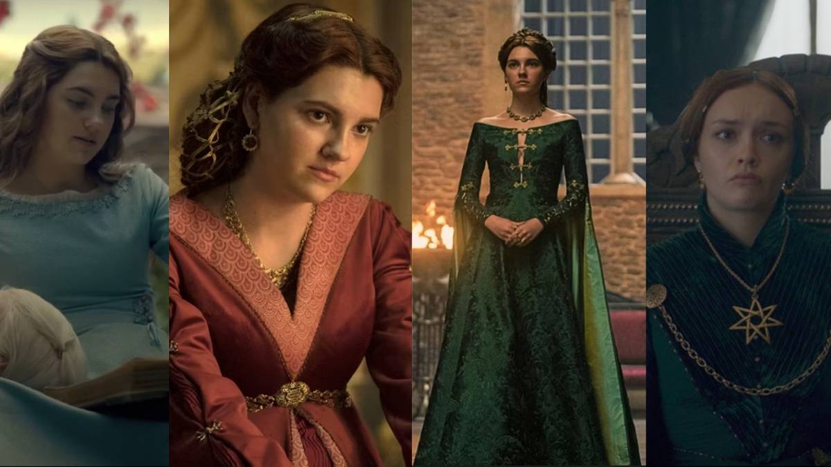 dress green colour Fancy Parrot Green Color Embroidery Work Gown main image 1