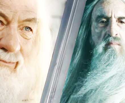 Гандальф и Саруман в Властелине колец