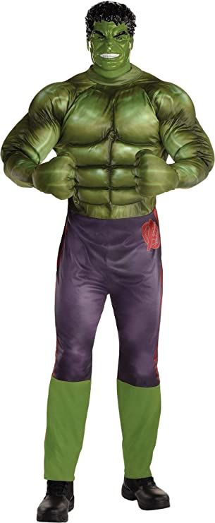 O melhor disfarce de Halloween da Marvel para homem Amascan Avengers Hulk