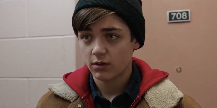Close-up sH๏τ of Asher Angel as Billy Batson in Shazam