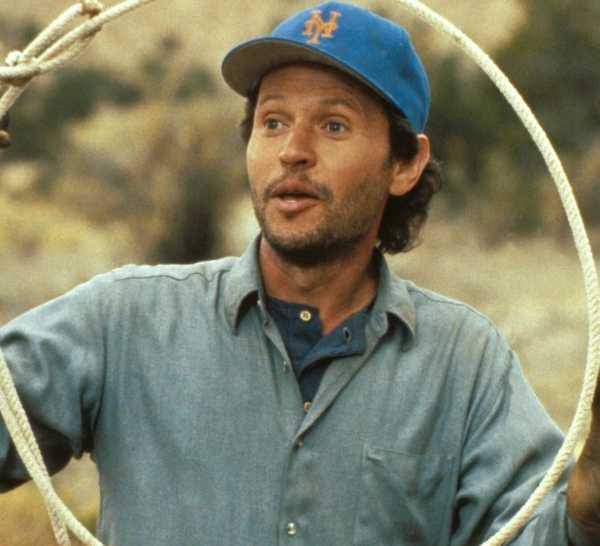 Billy Crystal with a rope in City Slickers