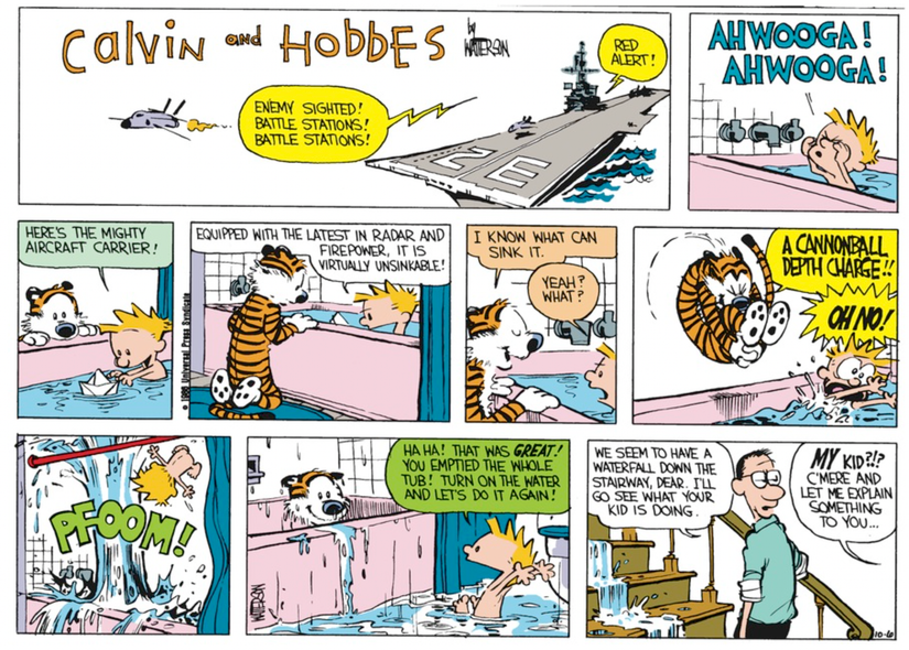 10 Funniest Calvin and Hobbes Comics, According To Reddit