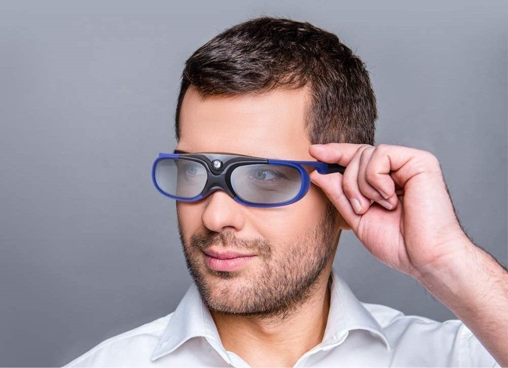 DLP 144Hz Rechargeable DLP-Link 3D Active Shutter Glasses for All 3D DLP Projectors 2