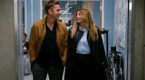 Ellen Pompeo as Meredith Grey and Scott Speedman as Nick Marsh in Grey's Anatomy season 19 episode 3