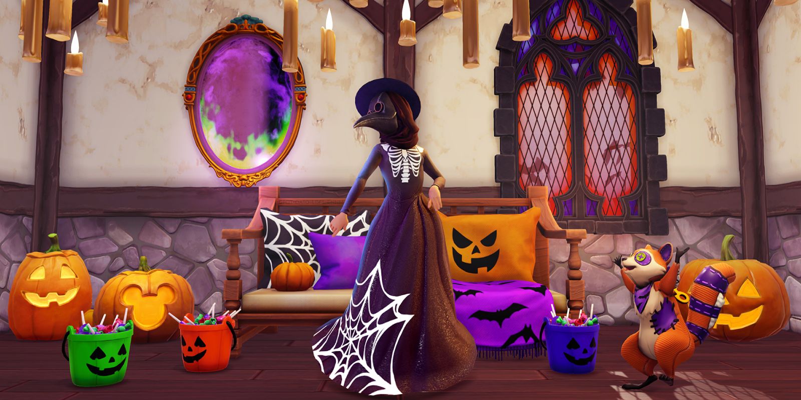 10 consejos de diseñadores profesionales para Halloween en Disney Dreamlight Valley