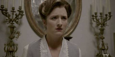 Millie looking distressed in American Horror Story Coven.