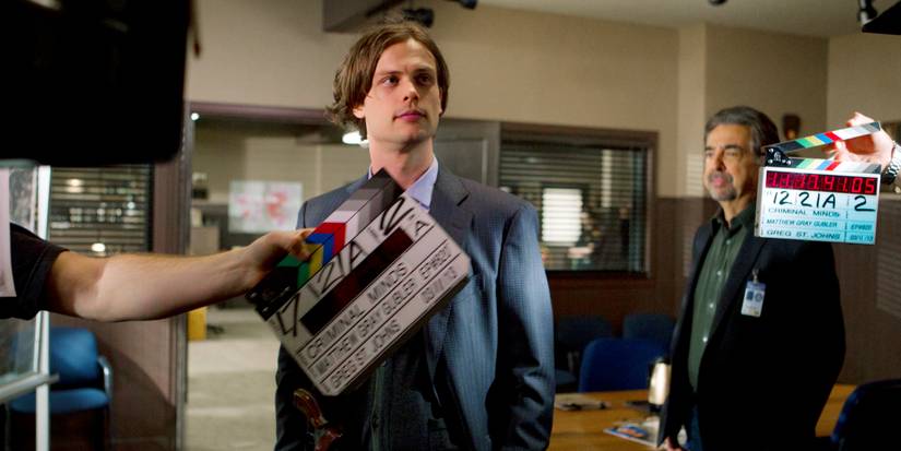 Matthew Gray Gubler acting in an episode of Criminal Minds he directed. 