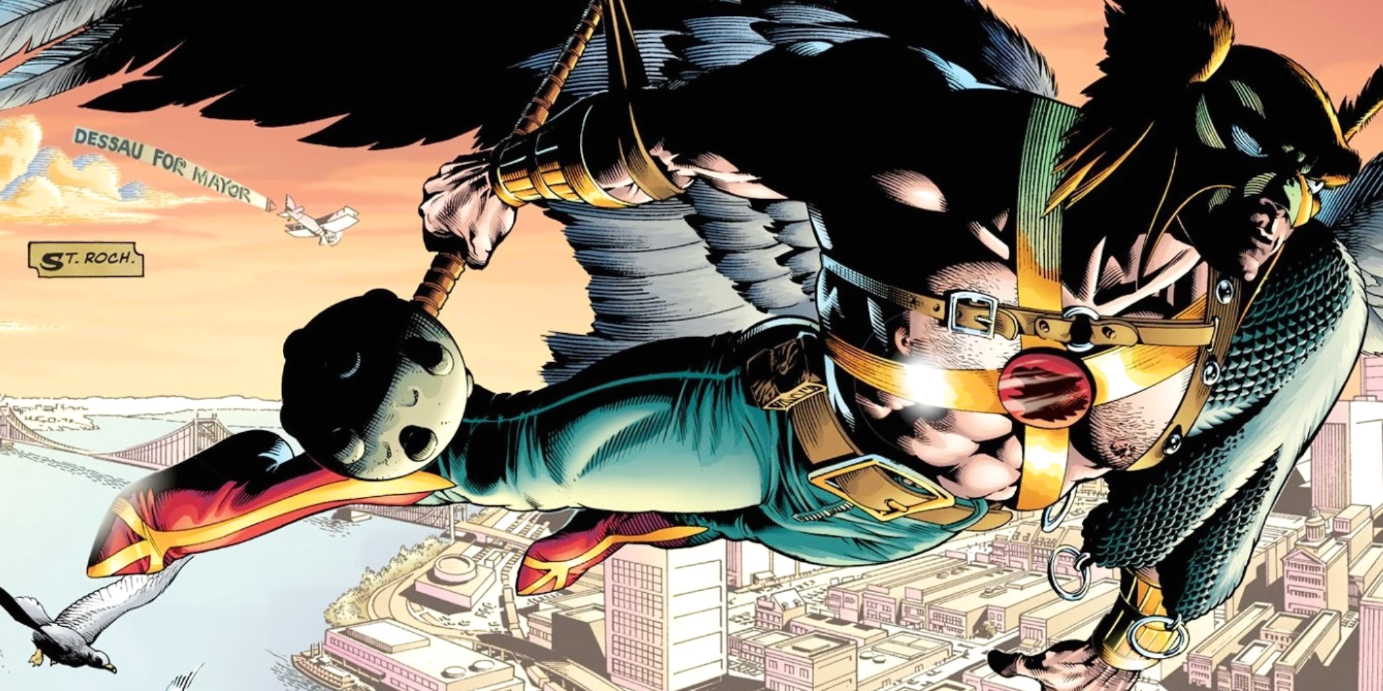 Cidade natal de Hawkman de St. Roch na DC Comics