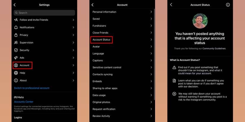 Instagram Account Status: How To Check Why Your Post Was Taken Down