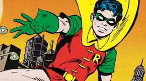 Jason Todd in the classic Robin suit in DC comics