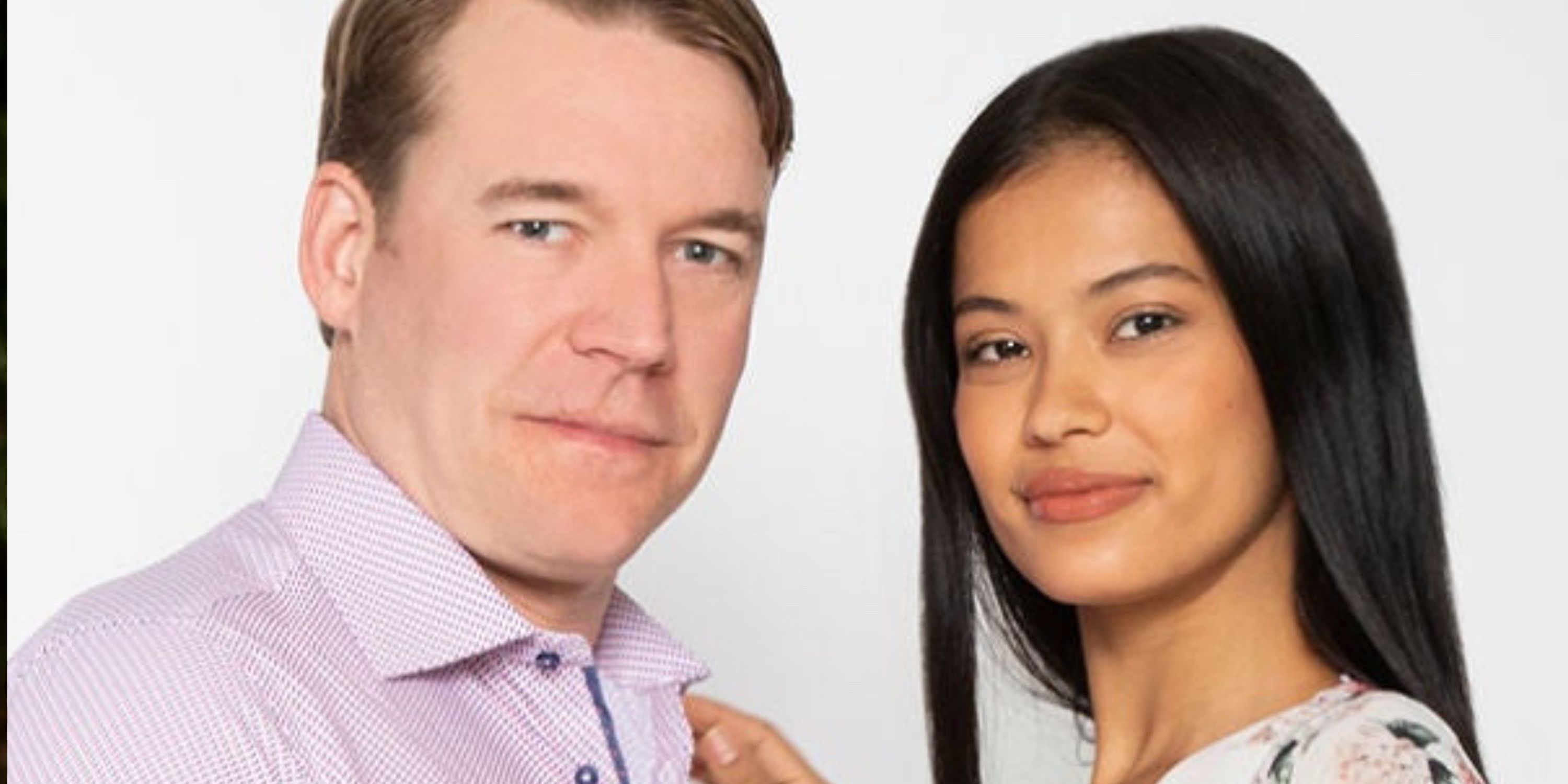 Juliana Custodio with Michael Jessen posed for a photo of the 90 Day Fiancé