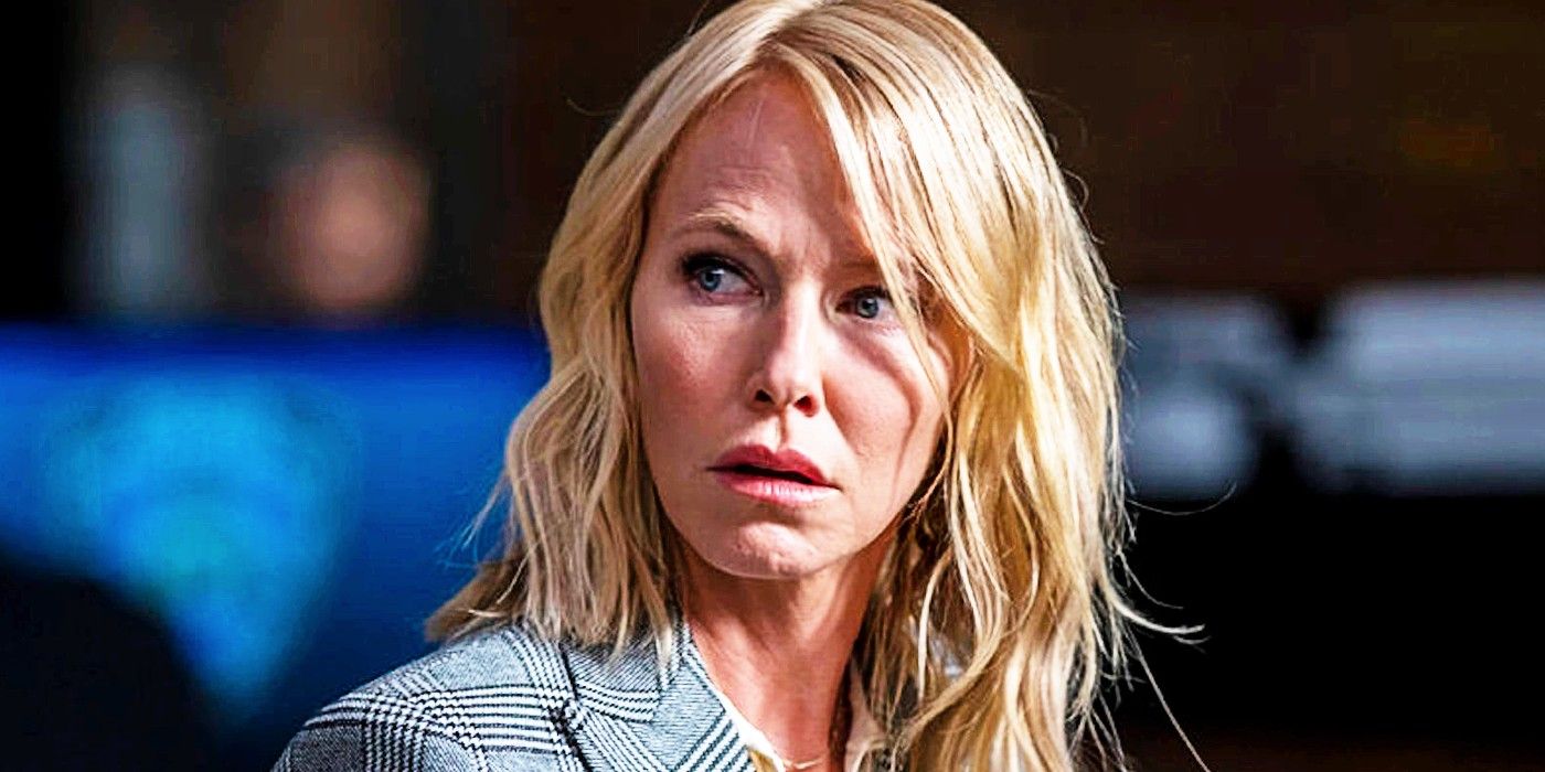 Amanda Rollins (Kelli Giddish) looking over her shoulder in surprise