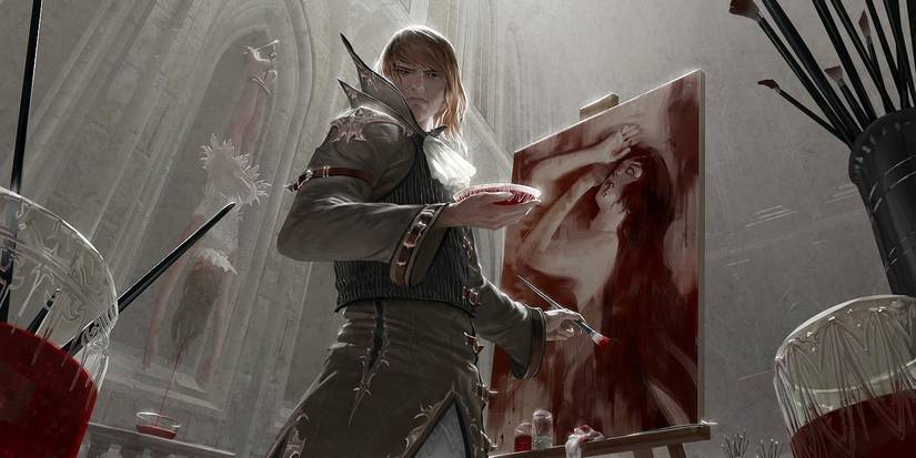 mtg cards like blood artist Altered Art 0/1 Illustrated by LA Draws. cards like blood artist mtg
