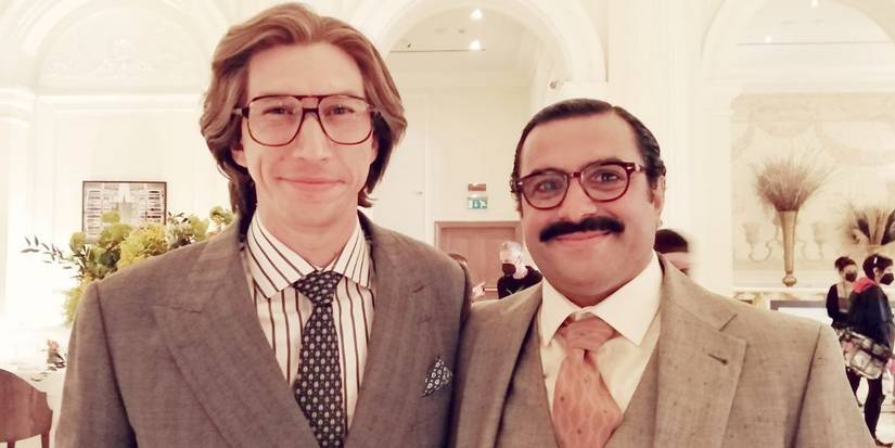 Miloud Mourad Benamara and Adam Driver in  House Of Gucci (2021) 