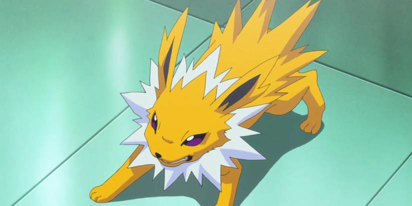 An image of Jolteon from the Pokemon Anime