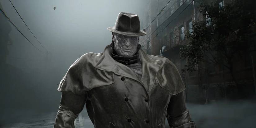 RE2 remake's Mr X in Silent Hill