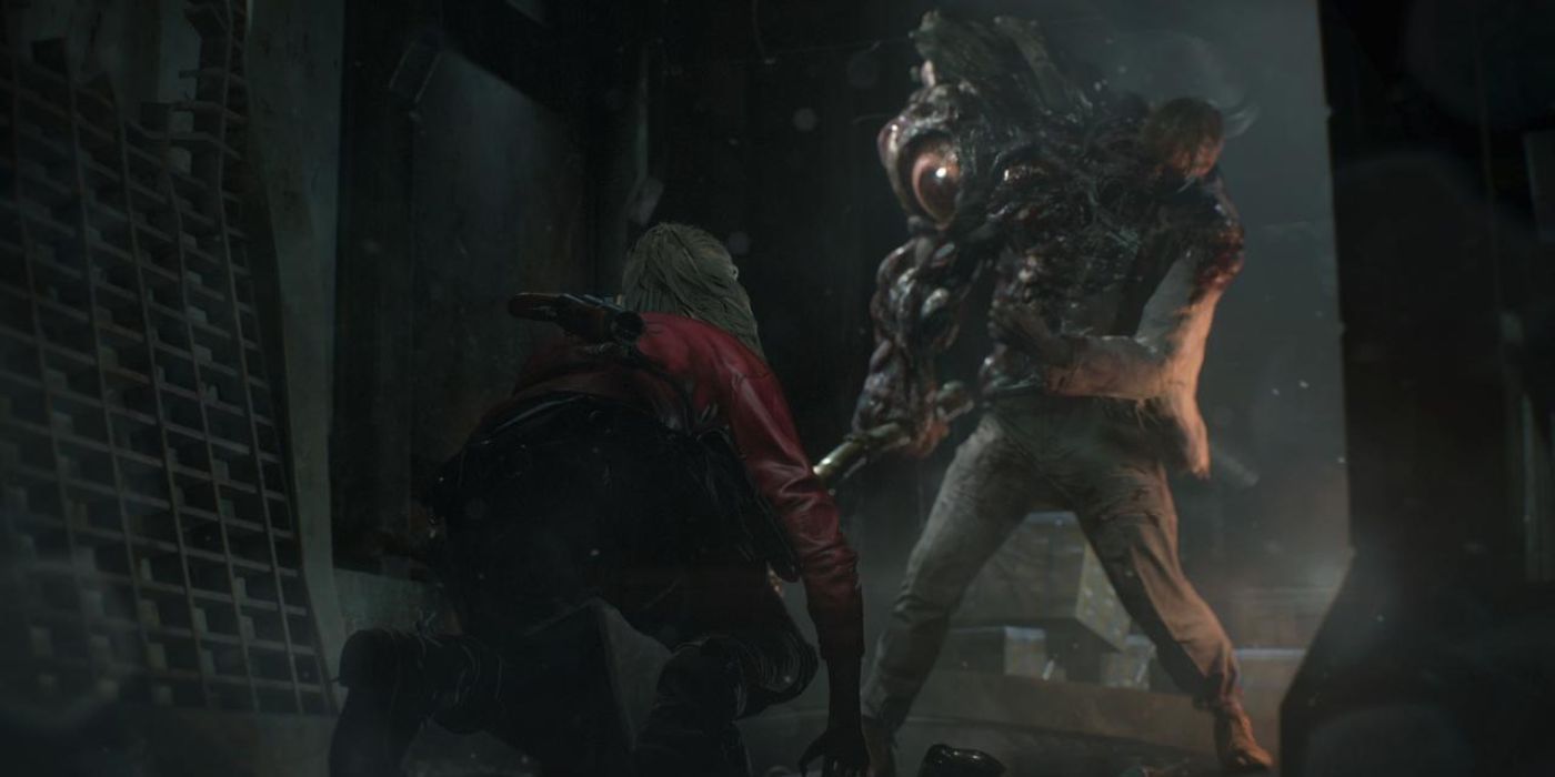 In game screenshot from Resident Evil 2.