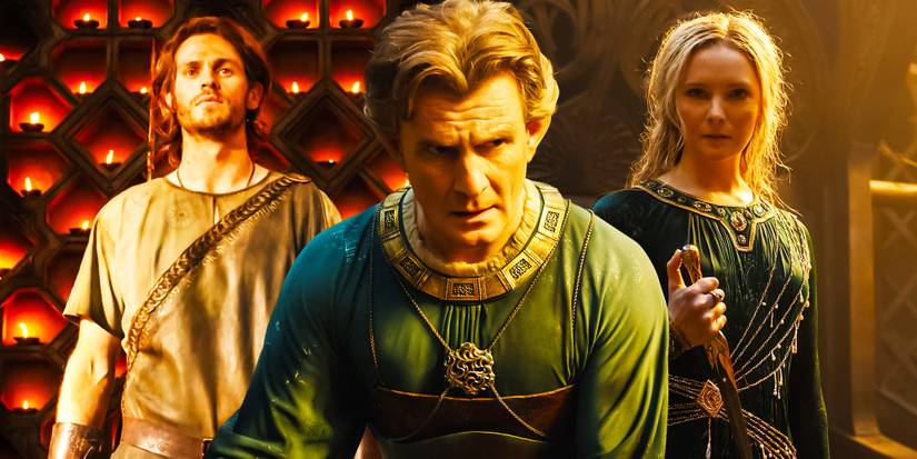 Rings of power finale Halbrand Galadriel celebrimbor