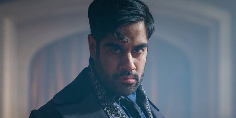 Sacha Dhawan as the Master in Doctor Who looking stern