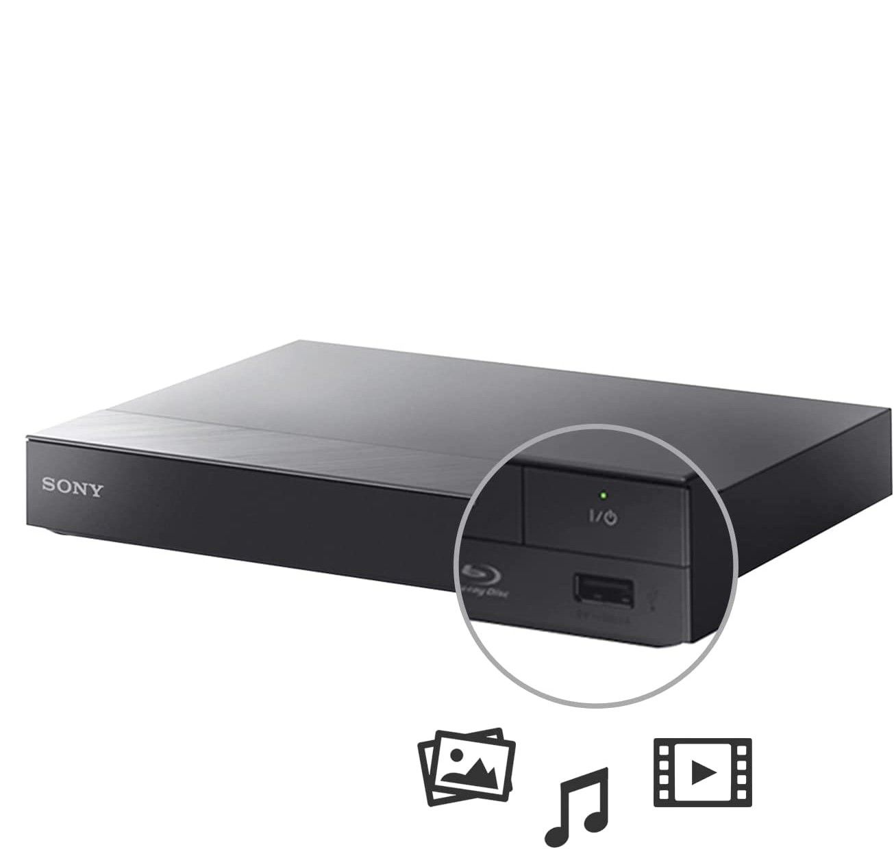 Sony 3D Blu Ray DVD Player with 4K-Upscaling, 3D WiFi 2