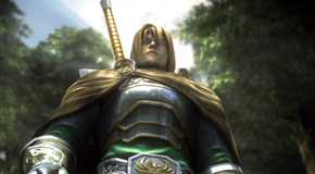 A screenshot from Soulcalibur 3's opening cutscene.