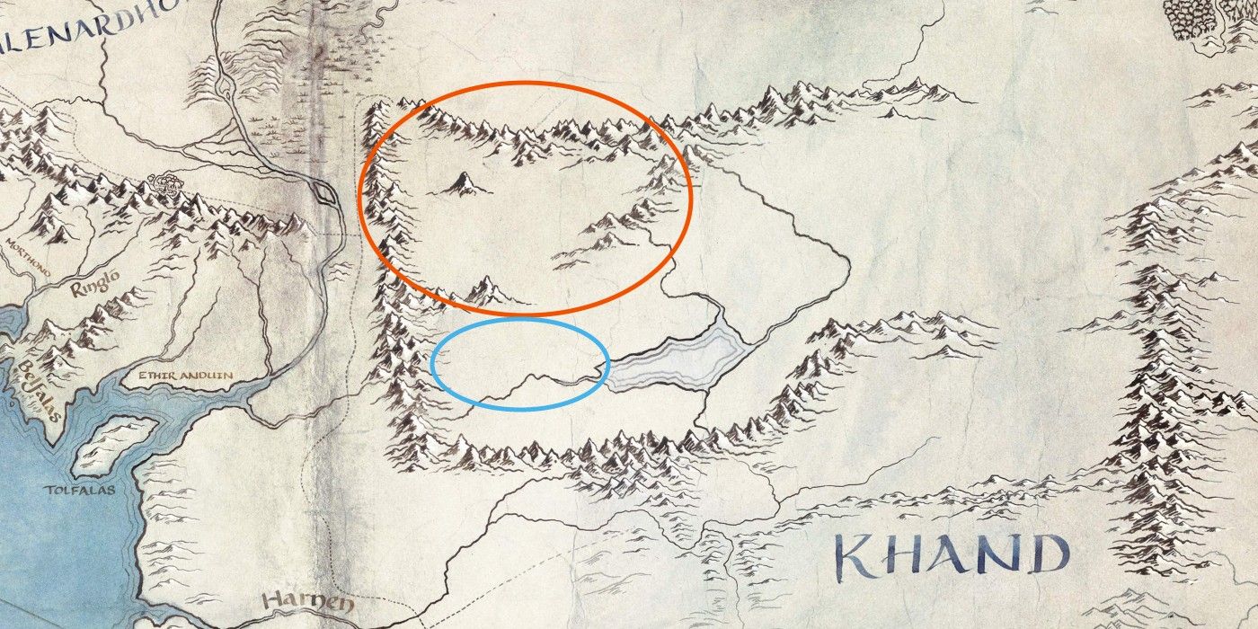 Cómo las Tierras del Sur se convierten en Mordor (Mapa LOTR y explicación completa)