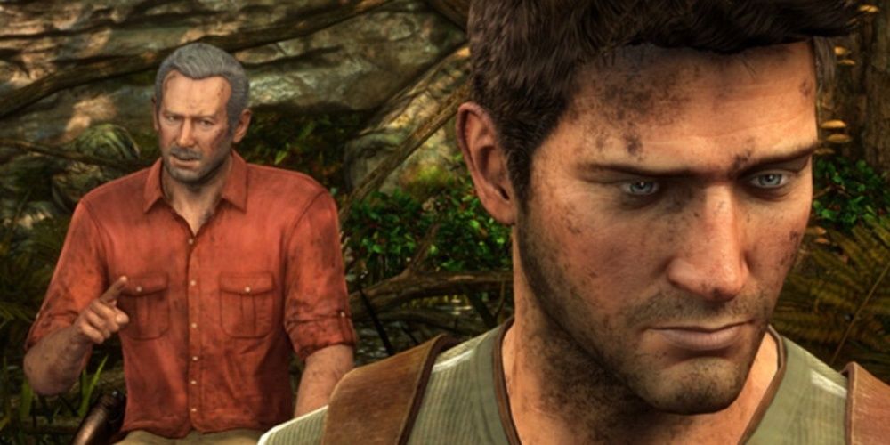 Sully talks to Nate in Uncharted 3