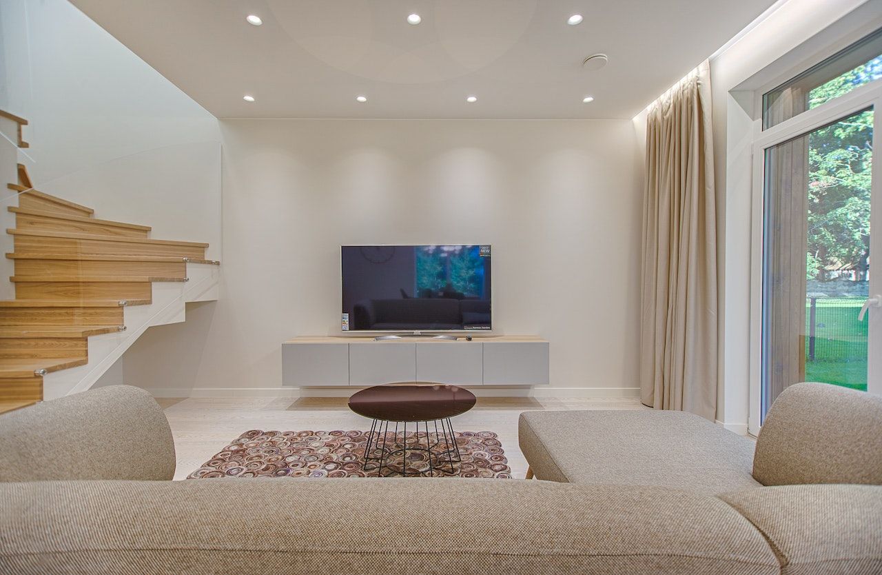 TV on a stand