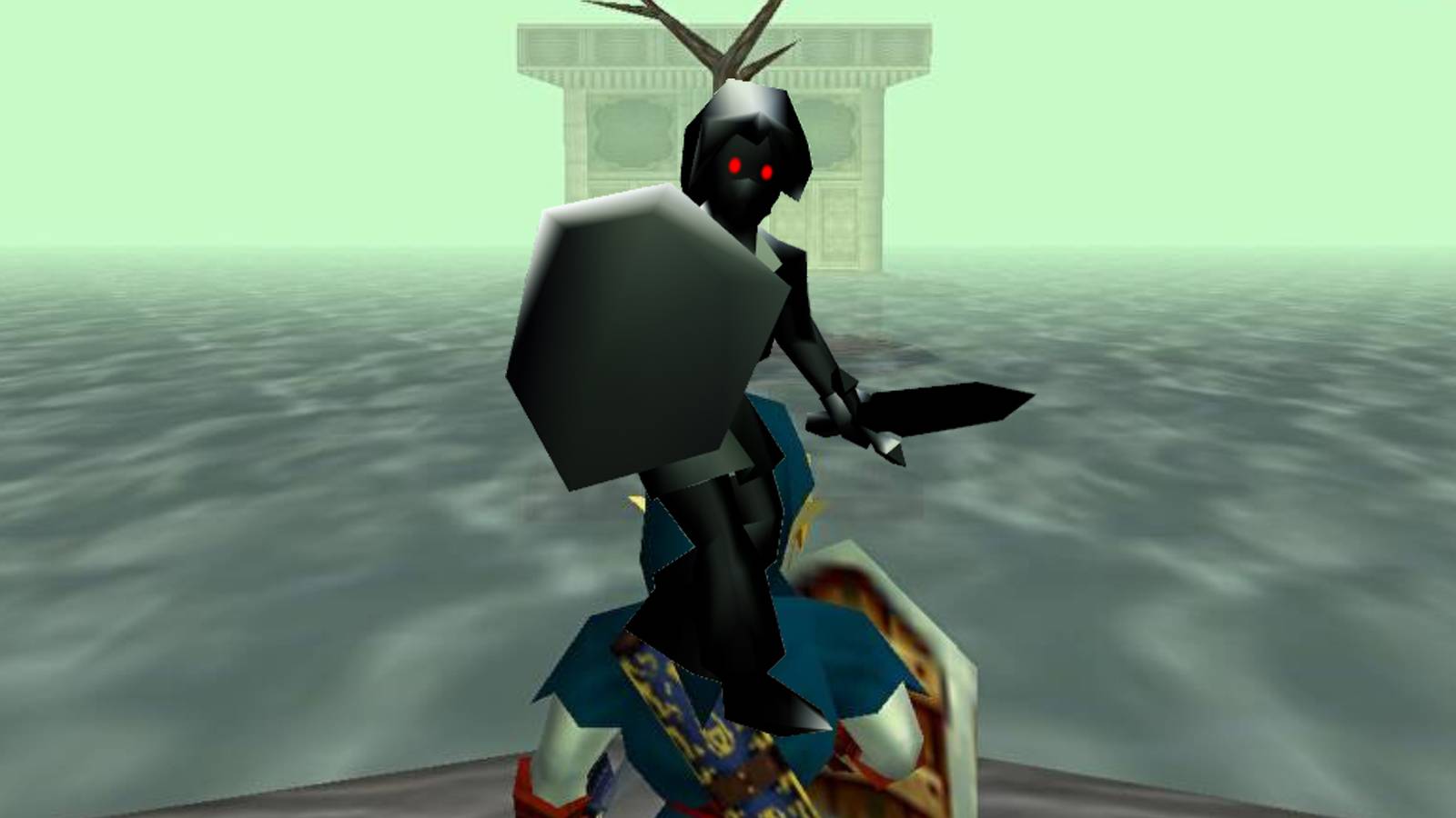 Link Vs Dark Link Ocarina Of Time Dark Link (Ocarina Of Time) Mod For