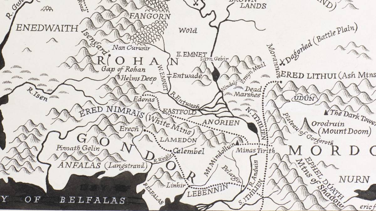 The Lord Of The Rings Map Explained: All Middle-Earth Locations