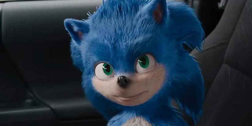 Ugly Sonic in the Sonic the Hedgehog movie trailer