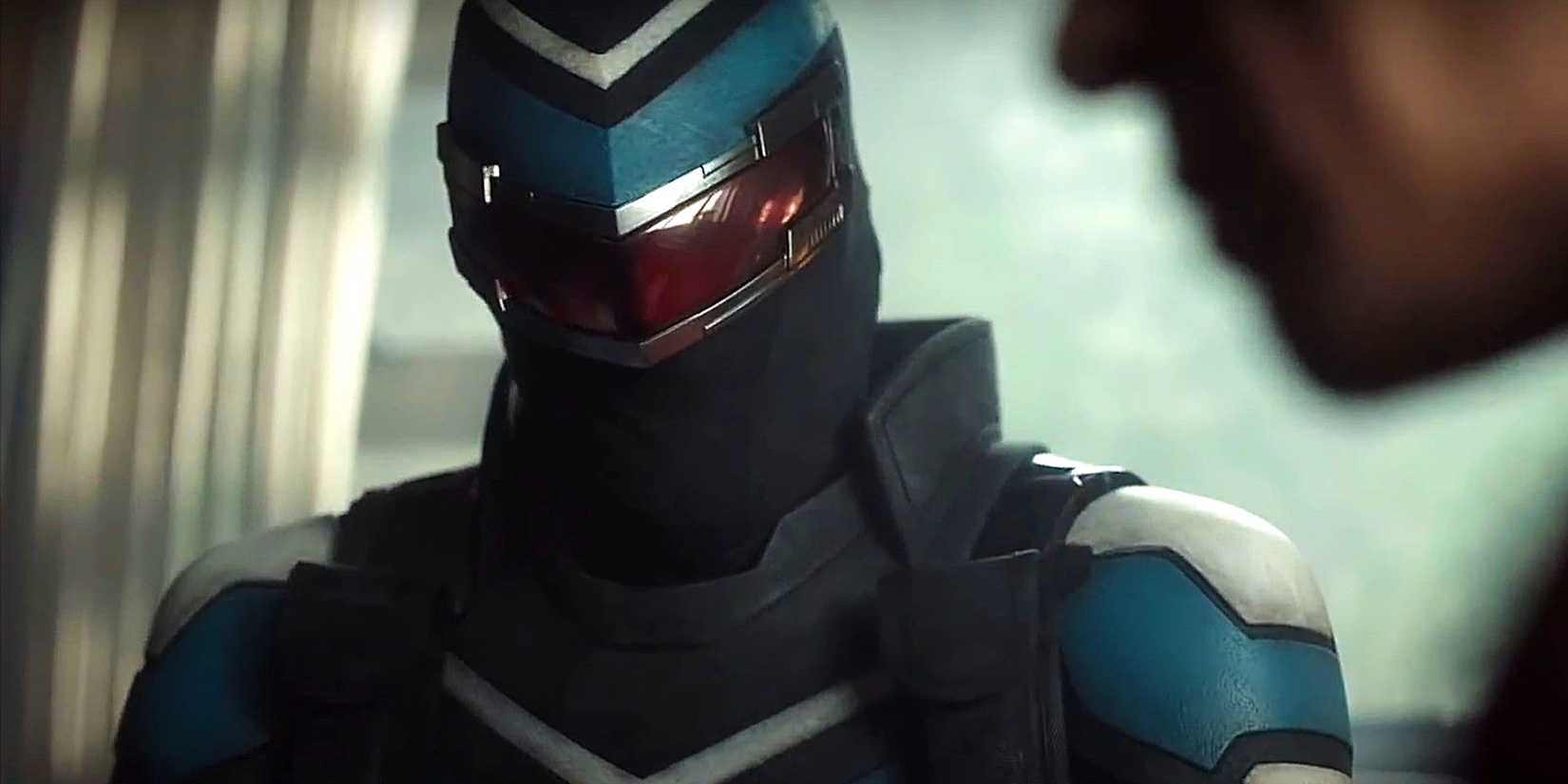 Vigilante talking with Peacemaker in his trailer in Peacemaker (2022)