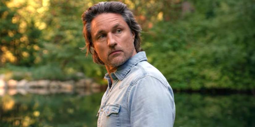 Jack (Martin Henderson) looking serious outside in Virgin River