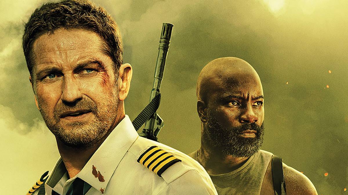 Gerard Butler Faces Intense Danger In Plane Clip [EXCLUSIVE]