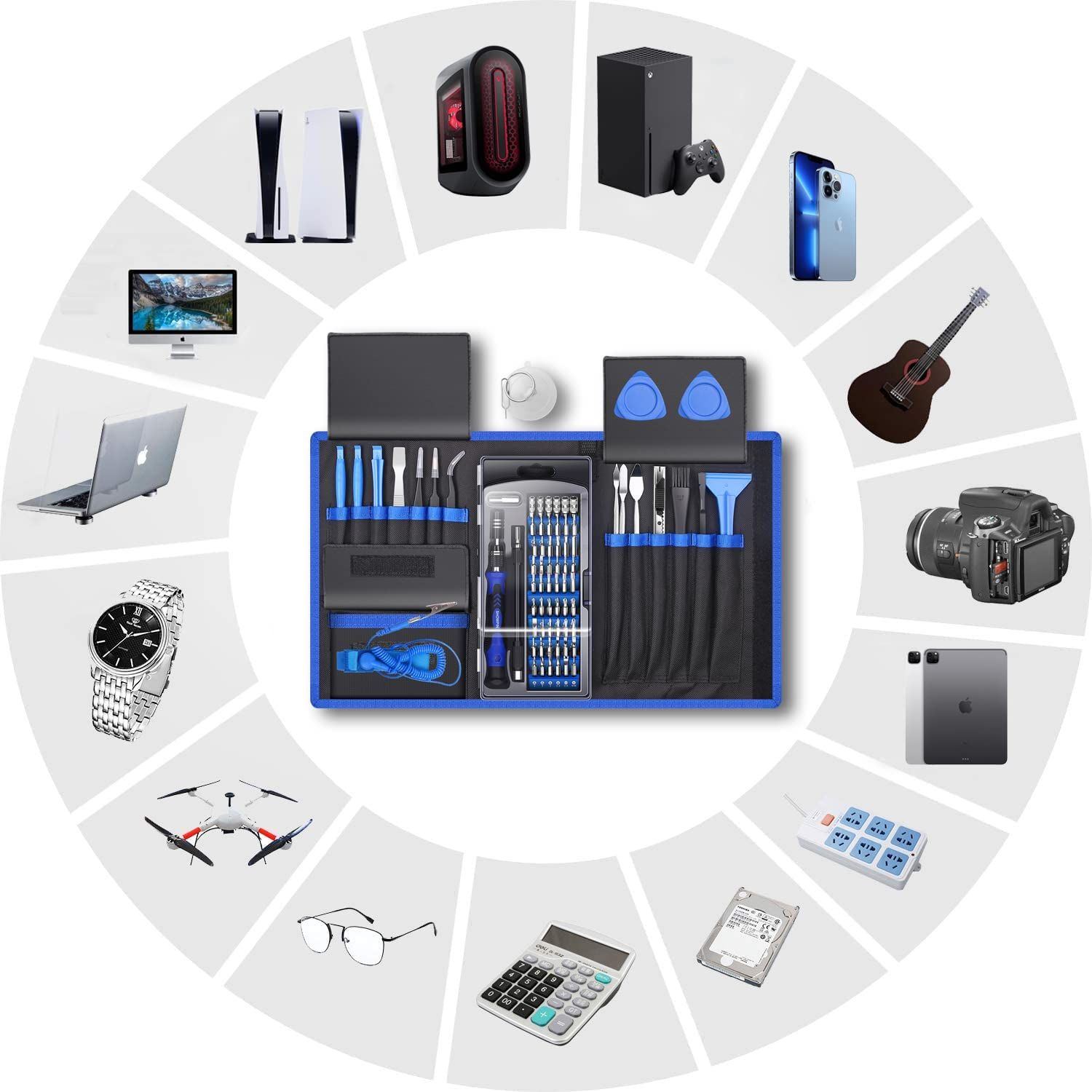 80 IN 1 Professional Computer Repair Tool Kit