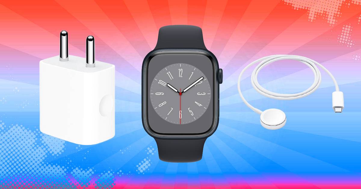 Charger Symbol Apple Watch Showing Charging Cable On Screen Red