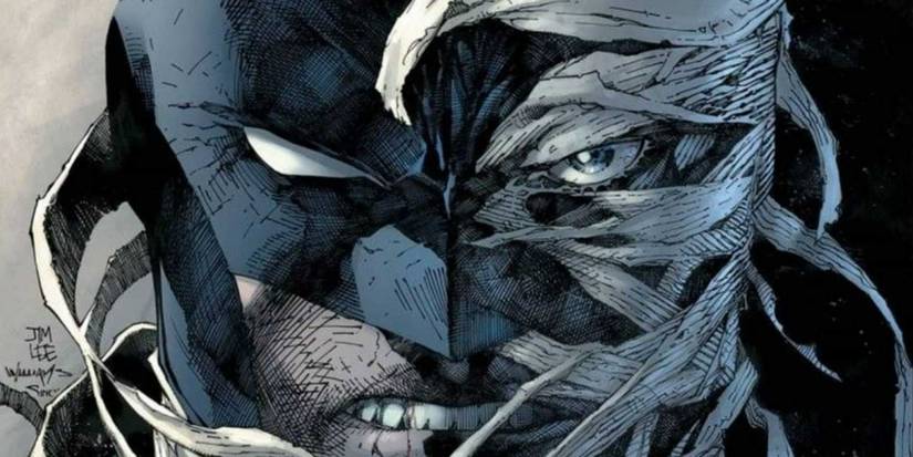 Çizgi roman sanatı: Batman ve Hush'un yüzleri Jim Lee tarafından ayrıldı.