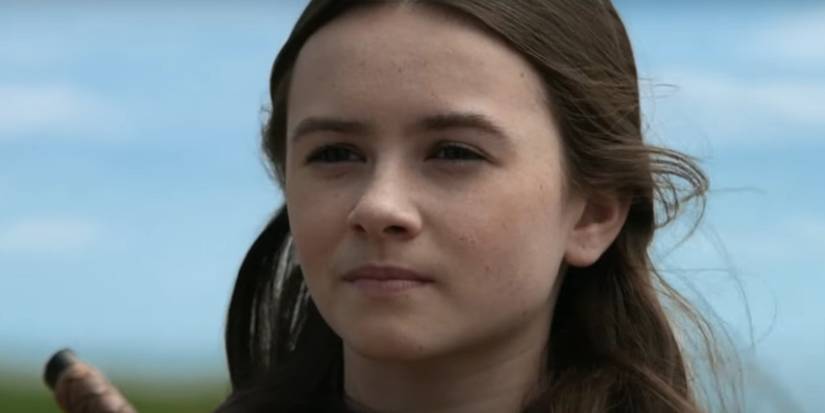 Cailey Fleming as Judith in The Walking Dead finale