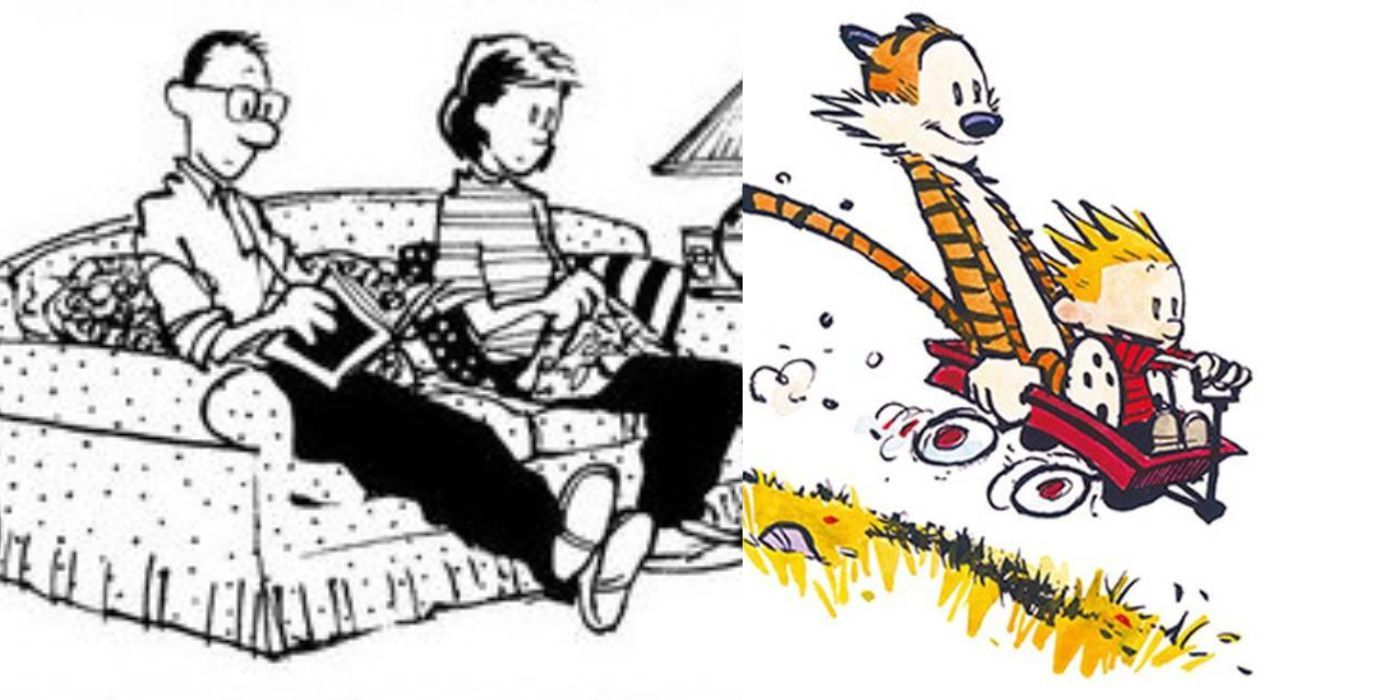 10 Funniest Calvin And Hobbes Comics About Parenting, image size:1400x700