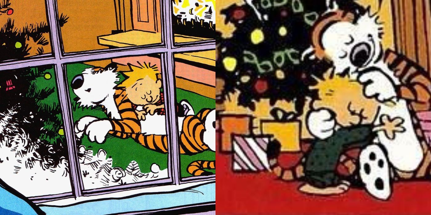 10 Most Heartwarming Calvin And Hobbes Christmas Comics, image size:1400x700