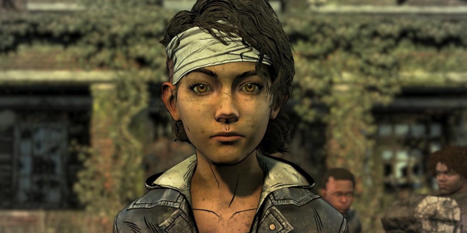 Clementine wearing a bandage in The Walking Dead: Telltale's Definitive Series