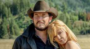 Cole Hauser and Kelly Reilly as Rip and Beth in Yellowstone