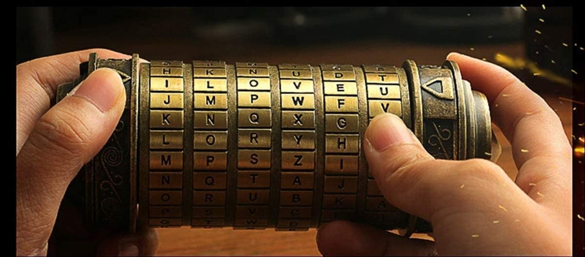 Cryptex Da Vinci Code Mini Cryptex Lock Puzzle Box