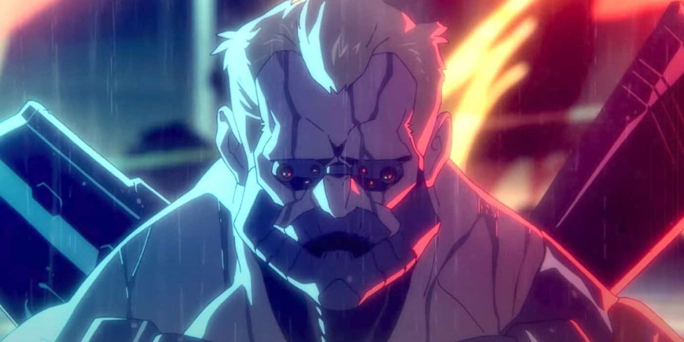 James Norris in the first scene of the anime.