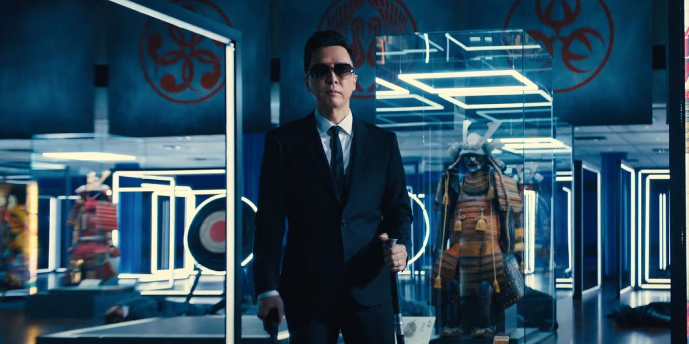 Donnie Yen as Caine in John Wick 4