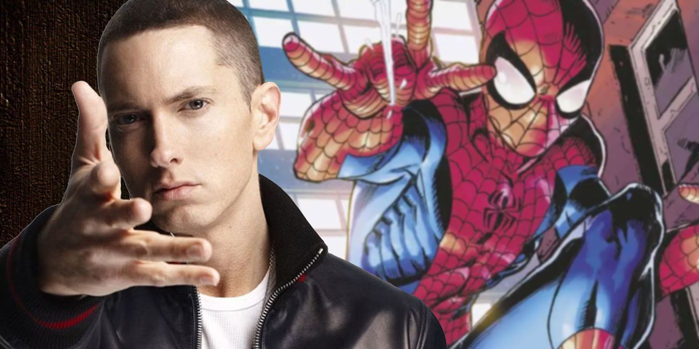 Eminem Spider-Man アメコミ Spider-Man Faces Eminem in an Epic Rap Battle on Limited