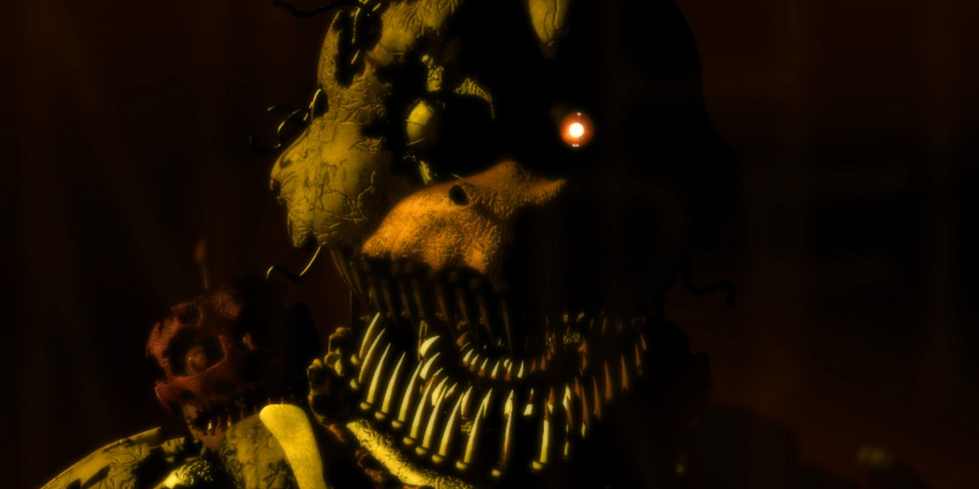 FNAF 4 Endoskeleton & Fredbear NEW Mini game (FNAF 4) on Make a GIF