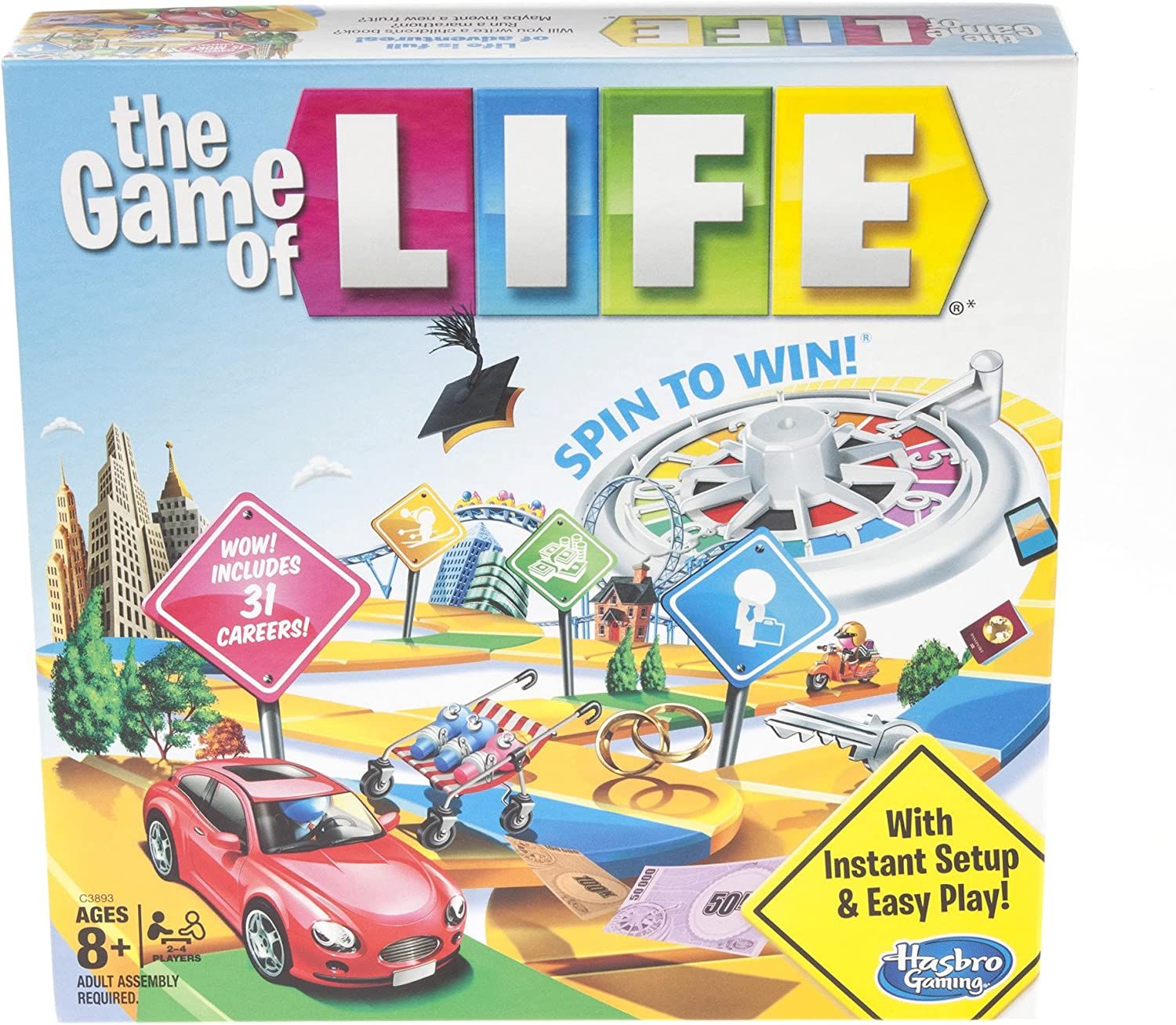 Hasbro The Game of Life is one of the best legacy board games