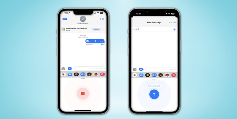 How To Send A Voice Message On An iPhone With iOS 16